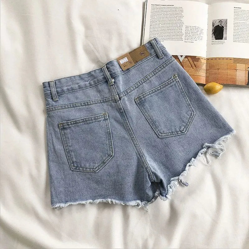 Korean Denim Shorts Women Summer