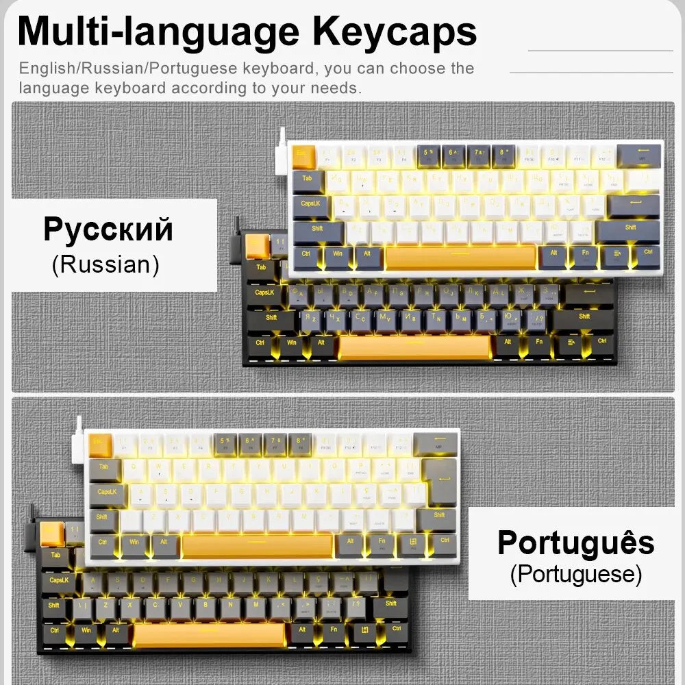 Mechanical Gaming Wired Keyboard