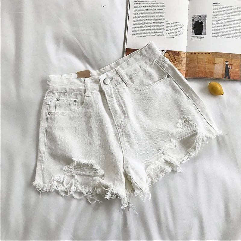 Korean Denim Shorts Women Summer