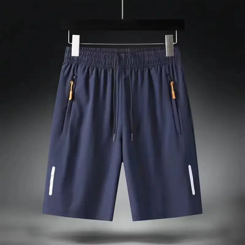 Summer Men Shorts Ice Silk