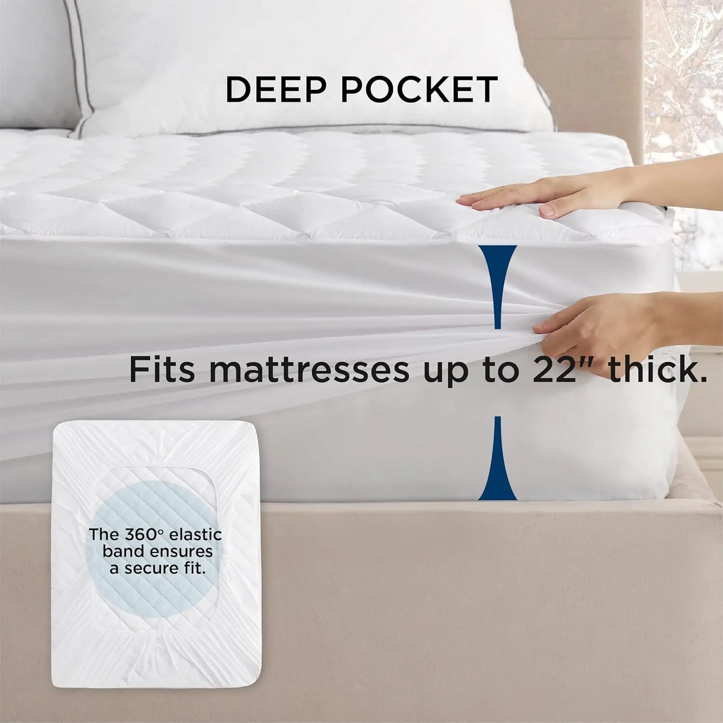 Bedsure Waterproof Mattress Protector