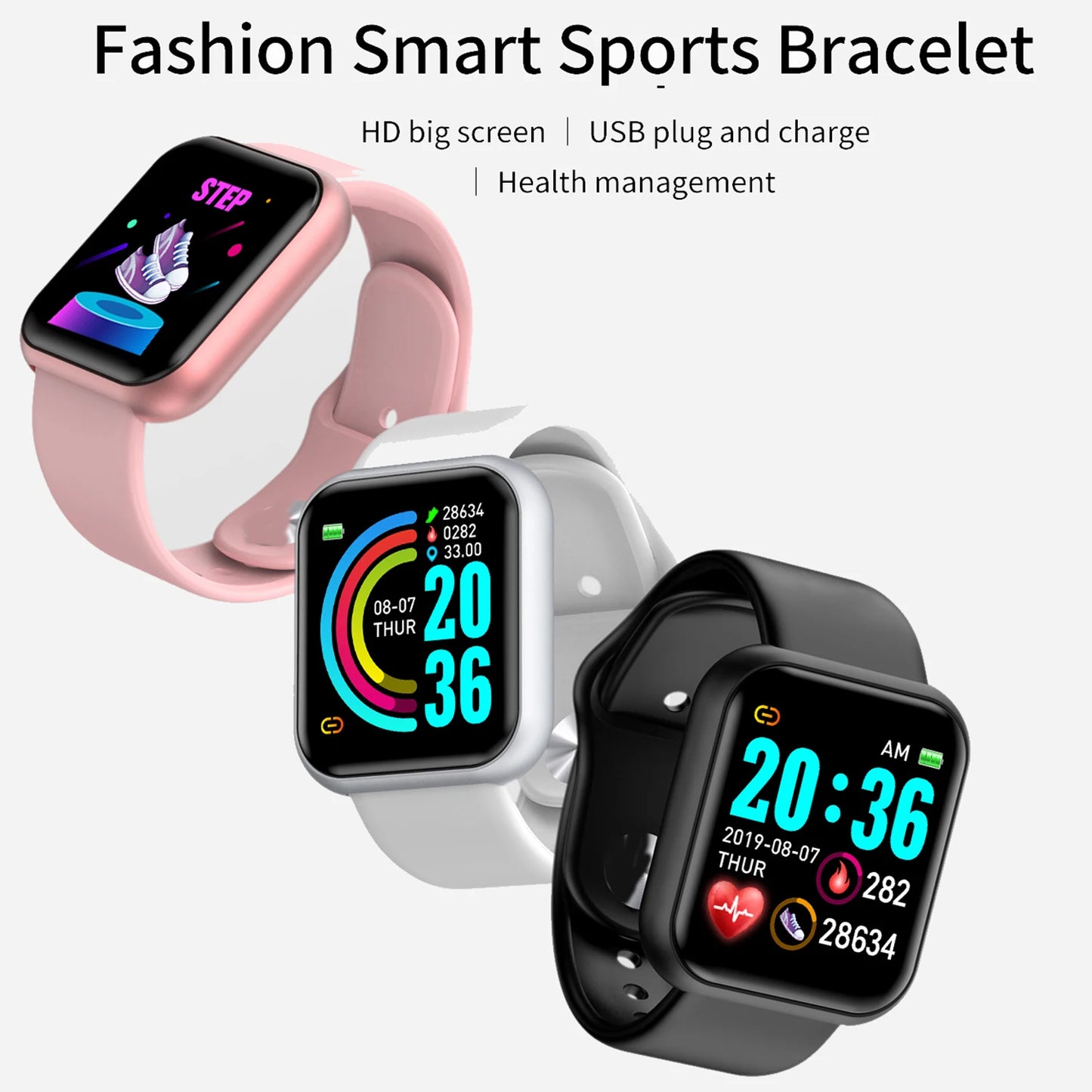 Smart Watch For Women Men Wristwatch Bluetooth