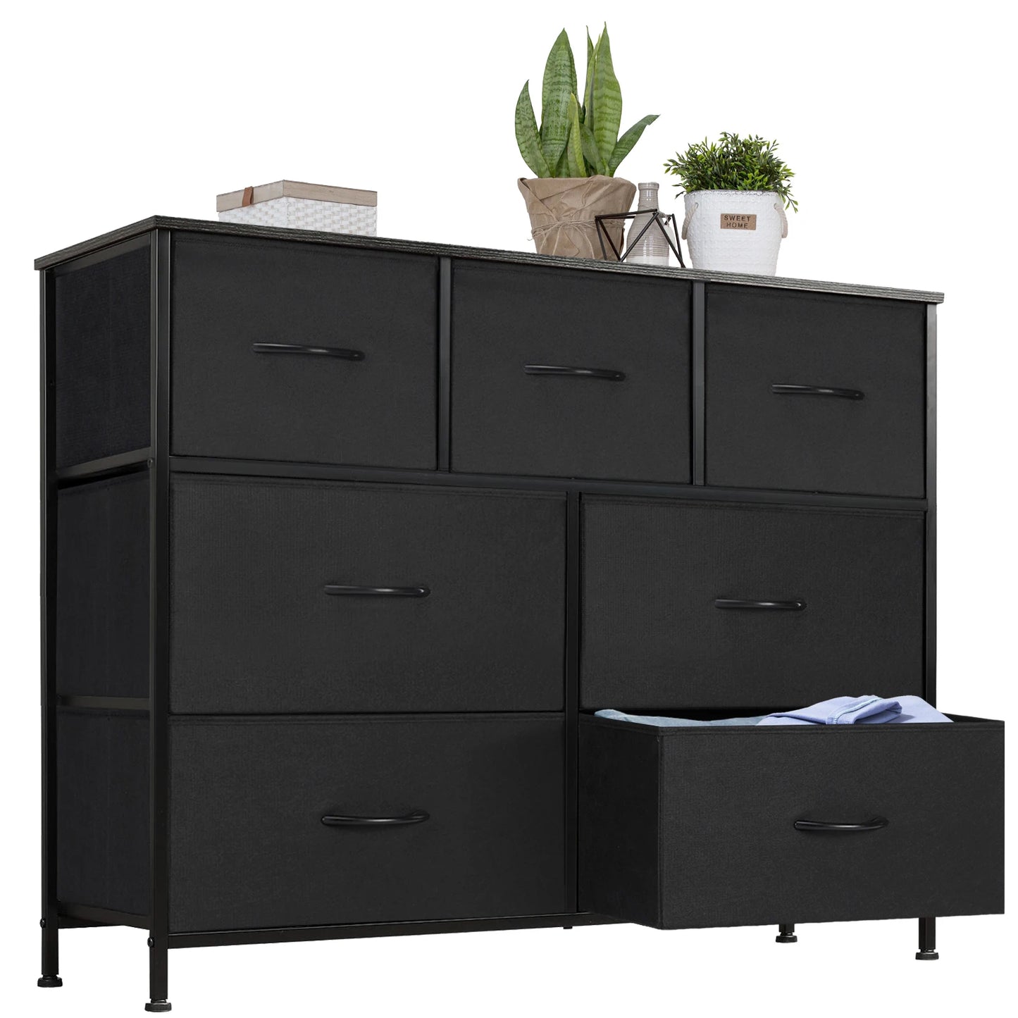 JHK Desser For Bedroom With 7 Fabric Drawers Organizer