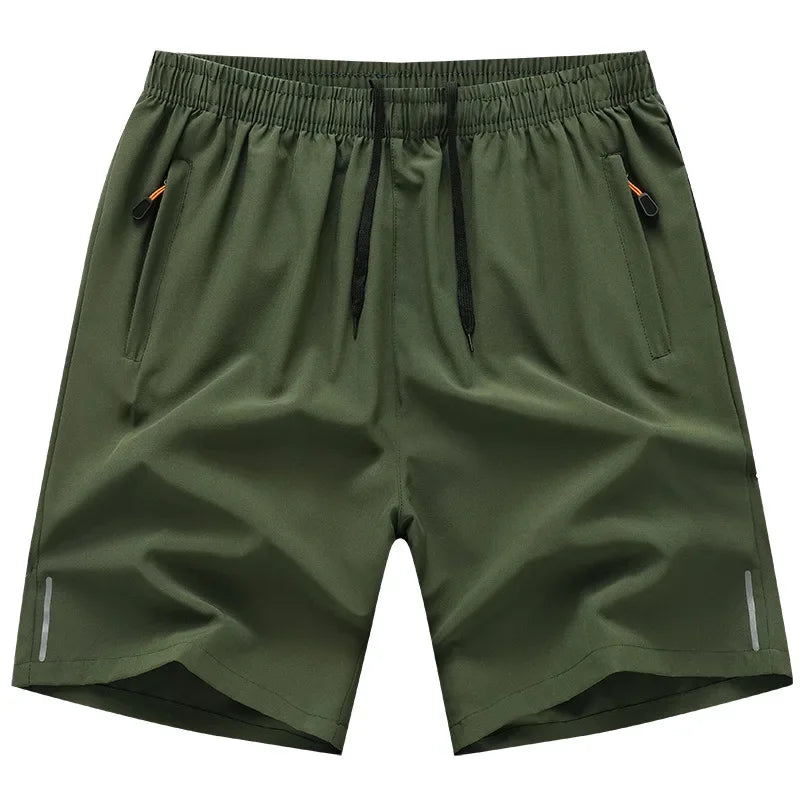 Summer Men Shorts Ice Silk