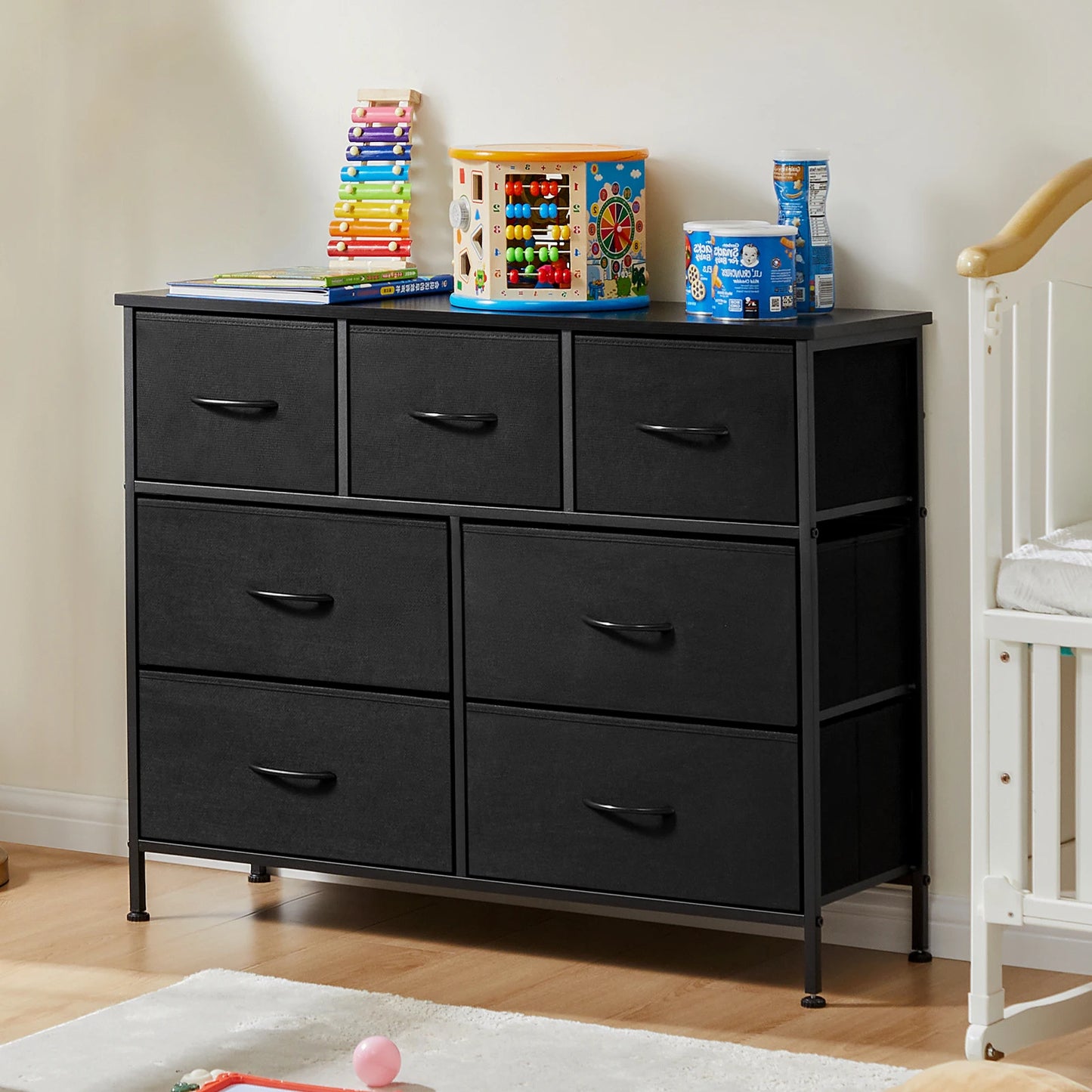 JHK Desser For Bedroom With 7 Fabric Drawers Organizer