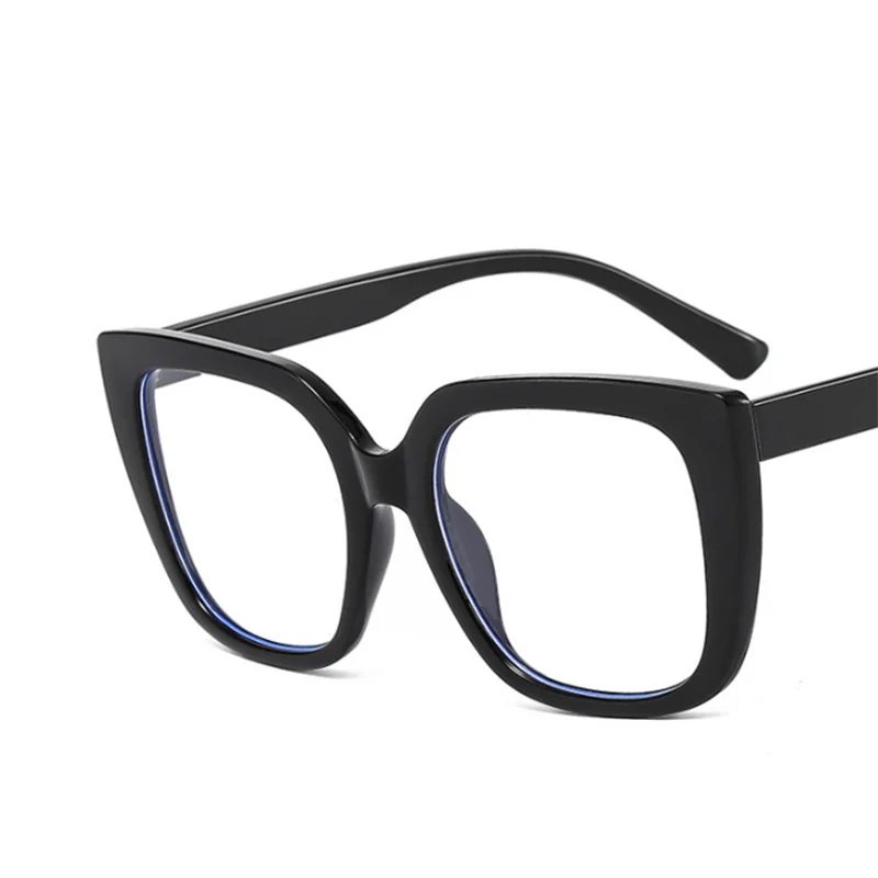 Oversize Square Frame Clear Lens Glasses