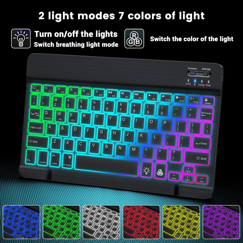 EMTRA Backlit Backlight Bluetooth Keyboard Mouse