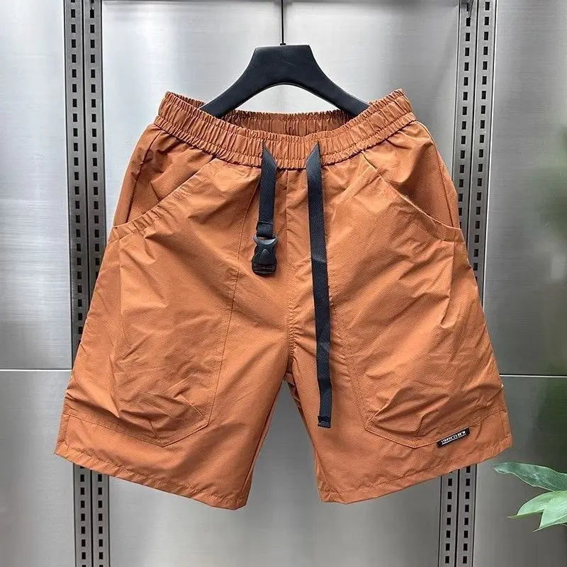 2024 Men's Large Pocket Waistband Work Shorts Summer