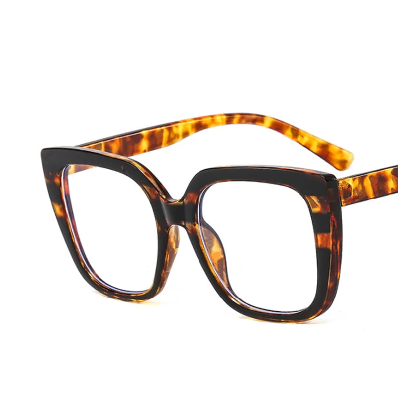 Oversize Square Frame Clear Lens Glasses