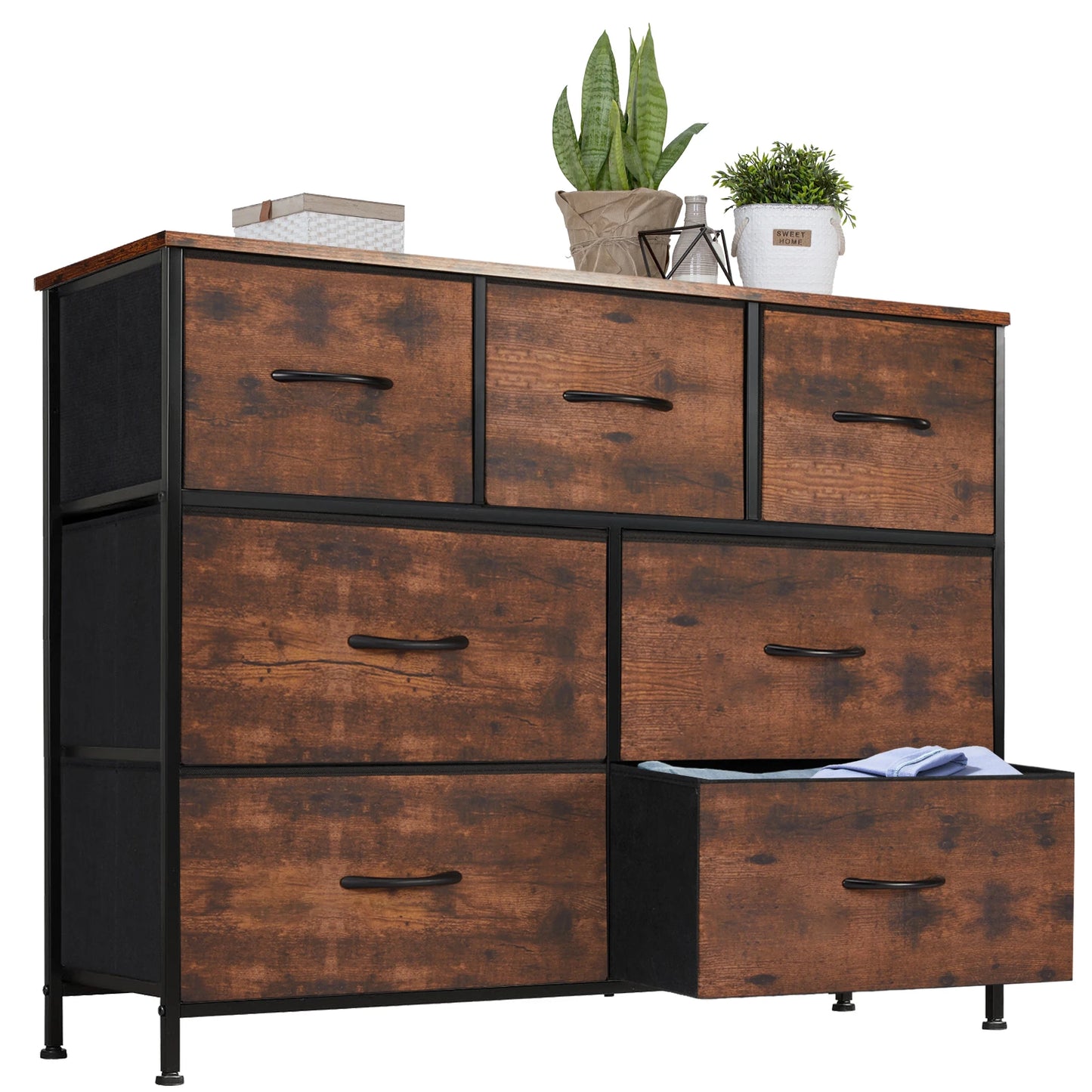 JHK Desser For Bedroom With 7 Fabric Drawers Organizer