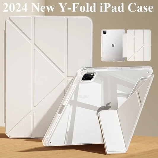 Y Fold Magnetic Case For iPad Air 5 Air4