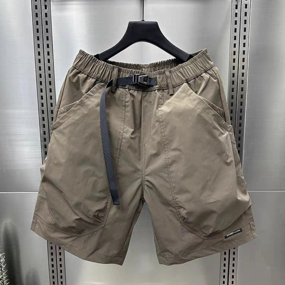 2024 Men's Large Pocket Waistband Work Shorts Summer